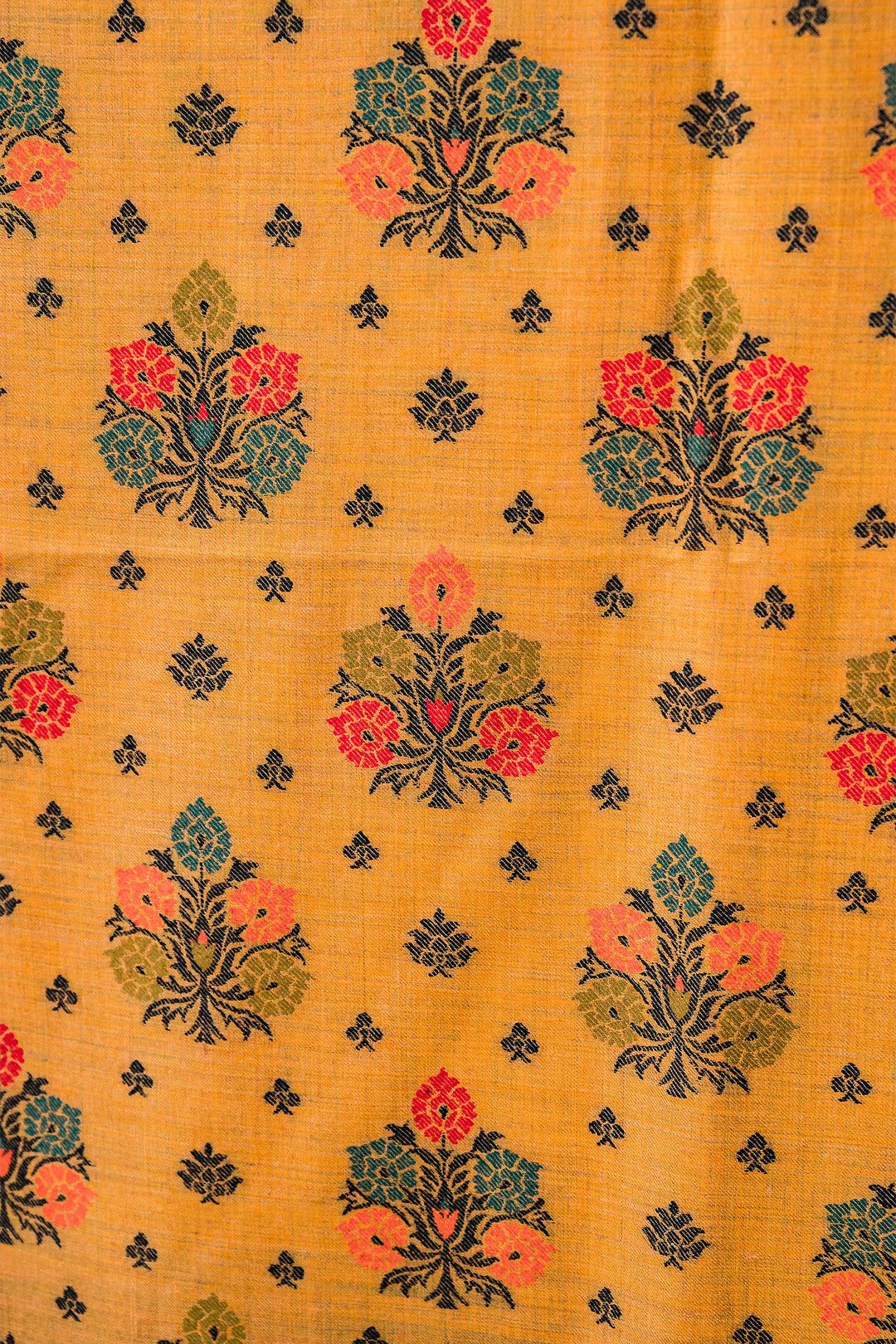 Buti Weave - Unstitched Suit With Border Dupatta