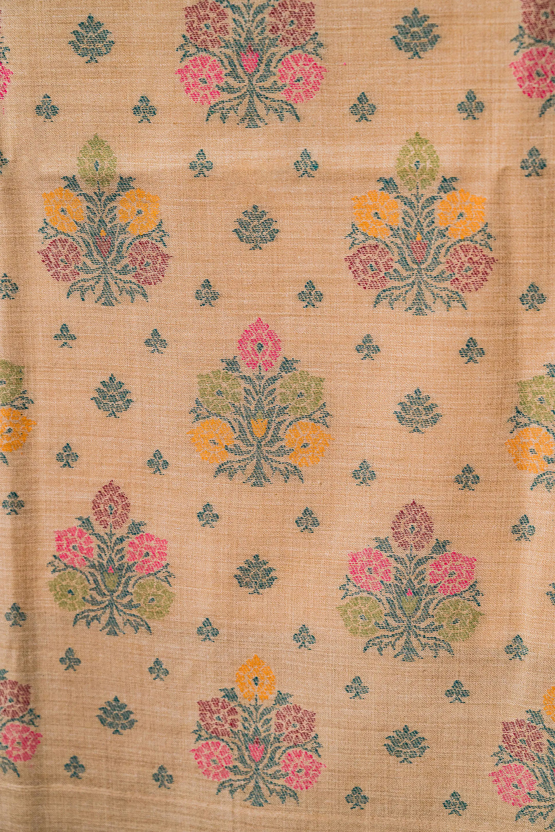 Buti Weave - Unstitched Suit With Border Dupatta