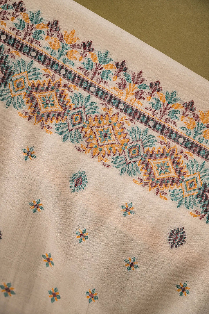 Kani Jaal Unstitched Suit With Buti Dupatta