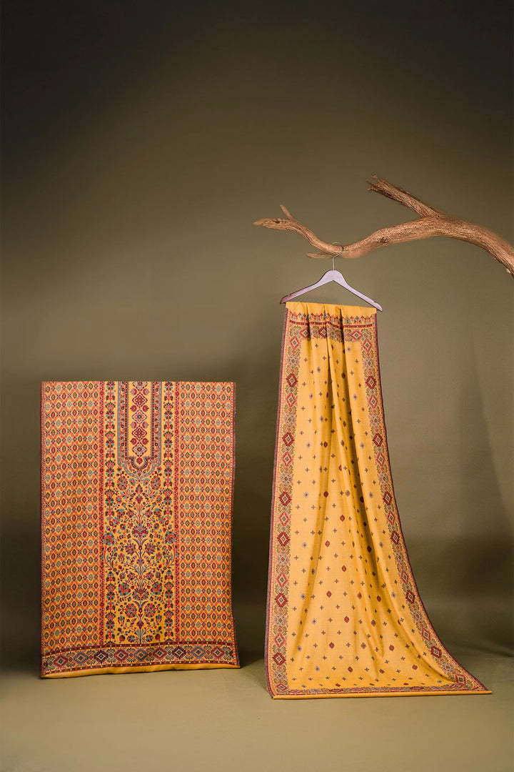 Kani Jaal Unstitched Suit With Buti Dupatta