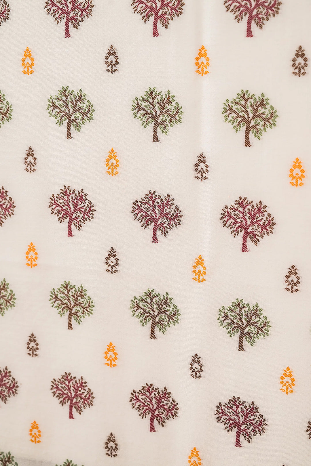 Buti Unstitched Suit With Figurative Pallu Dupatta