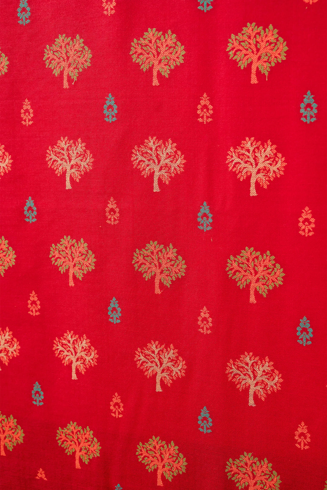 Buti Unstitched Suit With Figurative Pallu Dupatta