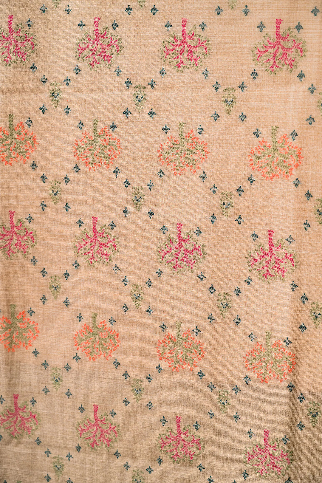 Buti Unstitched Suit With Figurative Pallu Dupatta