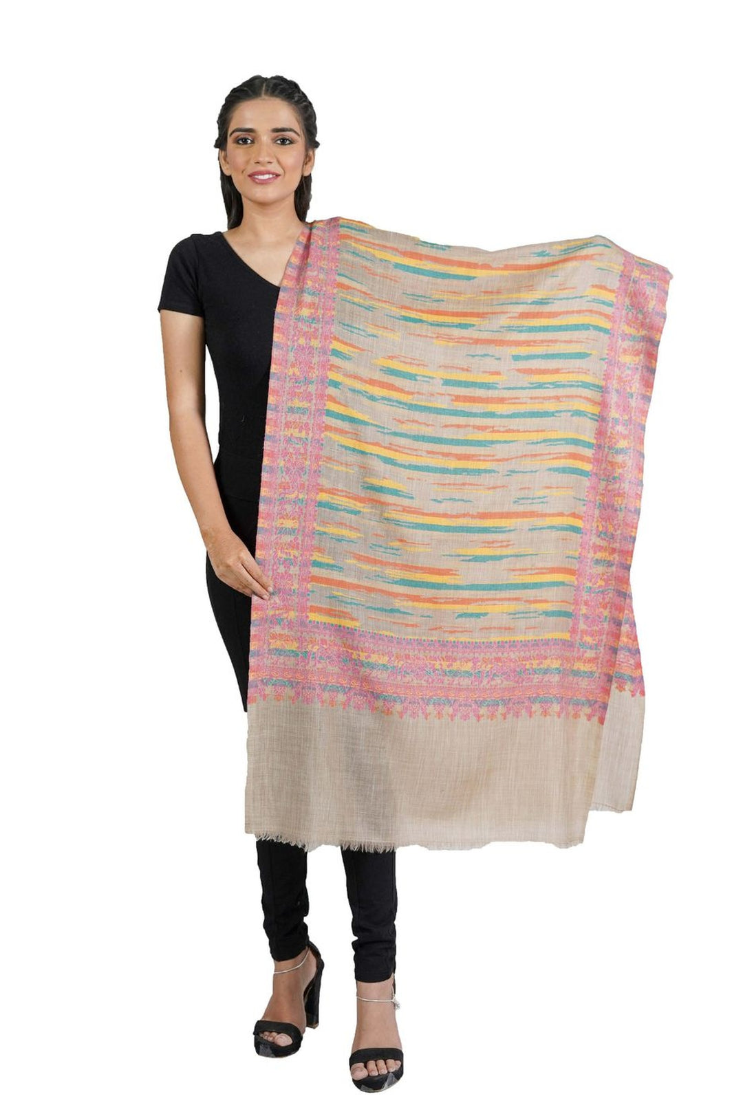 Pattern Woven Women's Stole