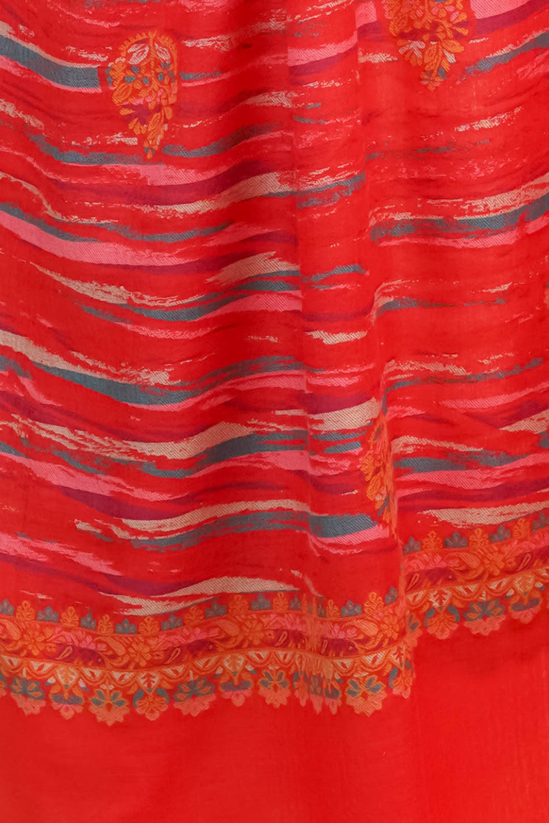 Ikat Pattern Woven Women's Shawl