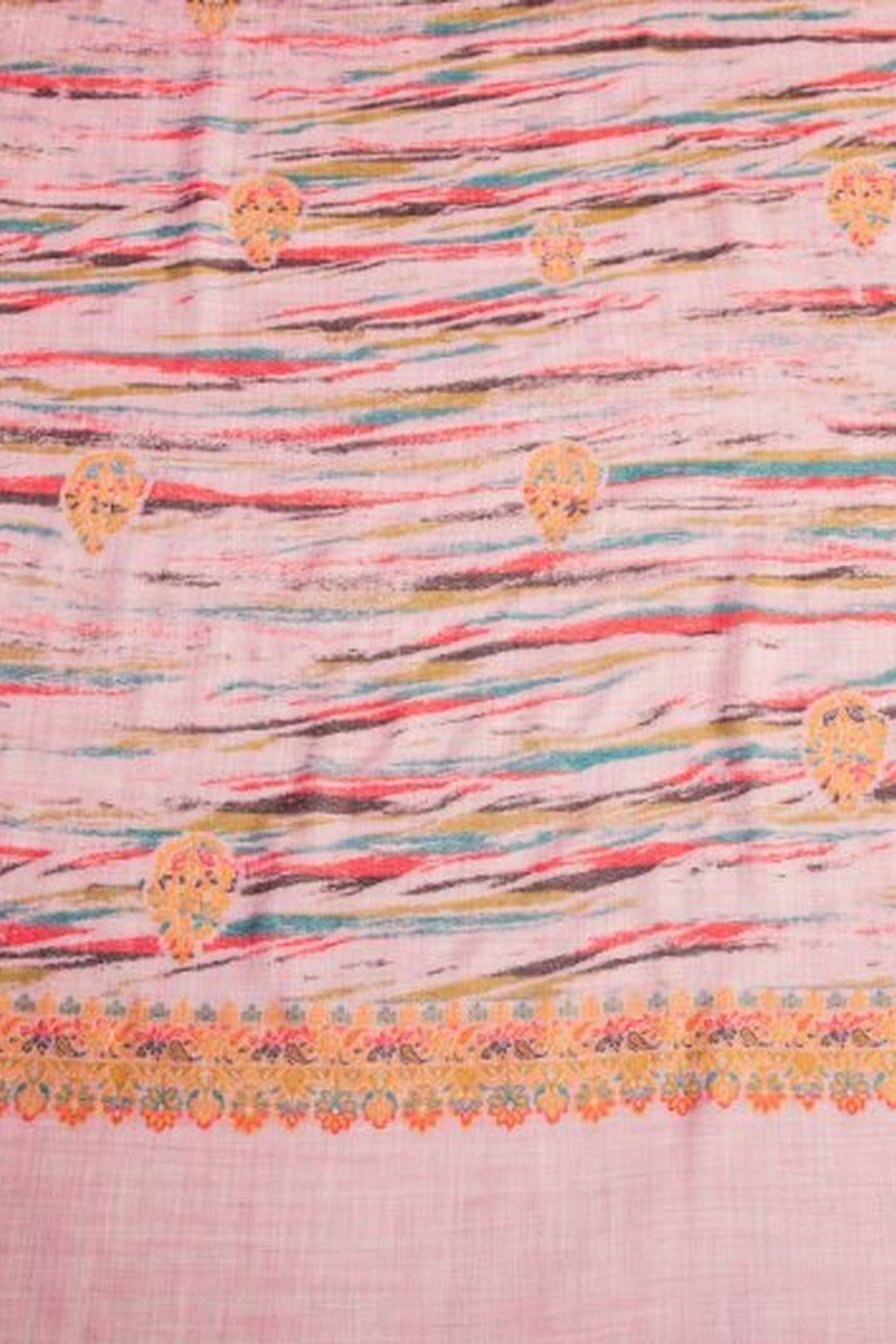 Ikat Pattern Woven Women's Shawl