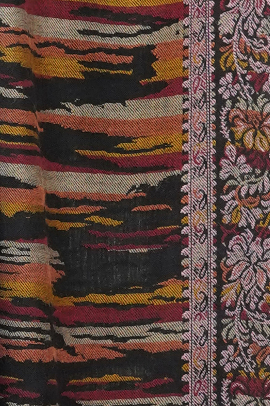 Ikat Pattern Woven Women's Shawl