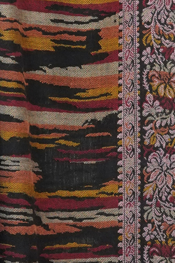 Ikat Pattern Woven Women's Shawl