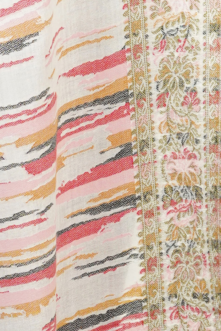 Ikat Pattern Woven Women's Shawl