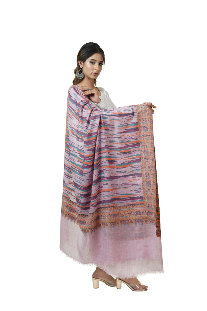 Ikat Pattern Woven Women's Shawl