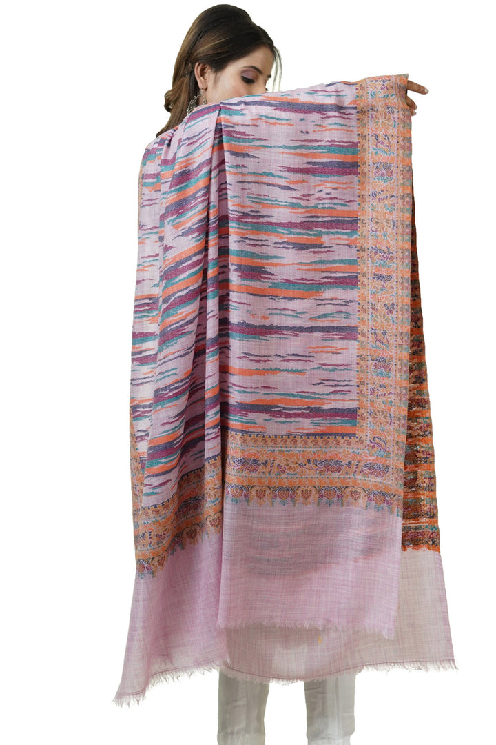 Ikat Pattern Woven Women's Shawl