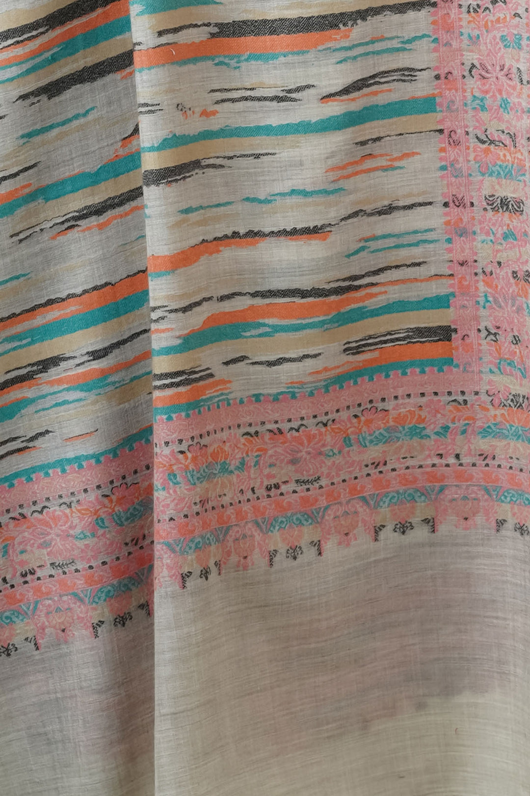 Ikat Pattern Woven Women's Shawl