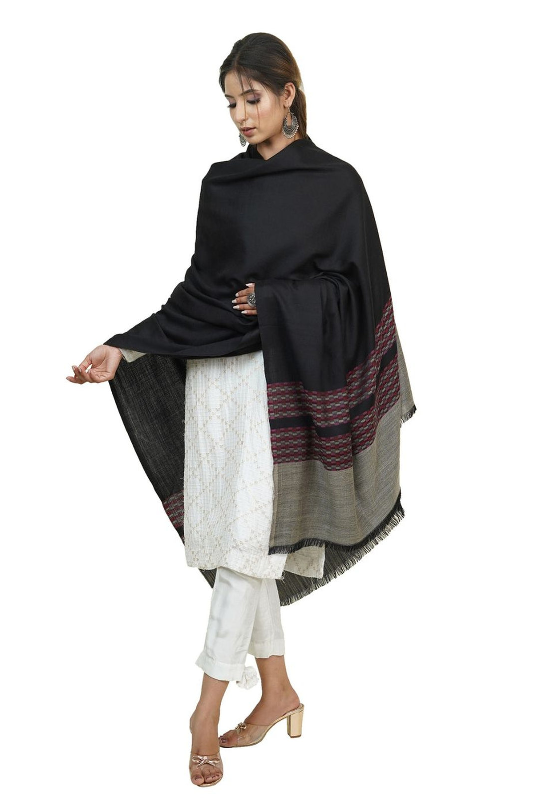 Dobby Pattern Women's Shawl