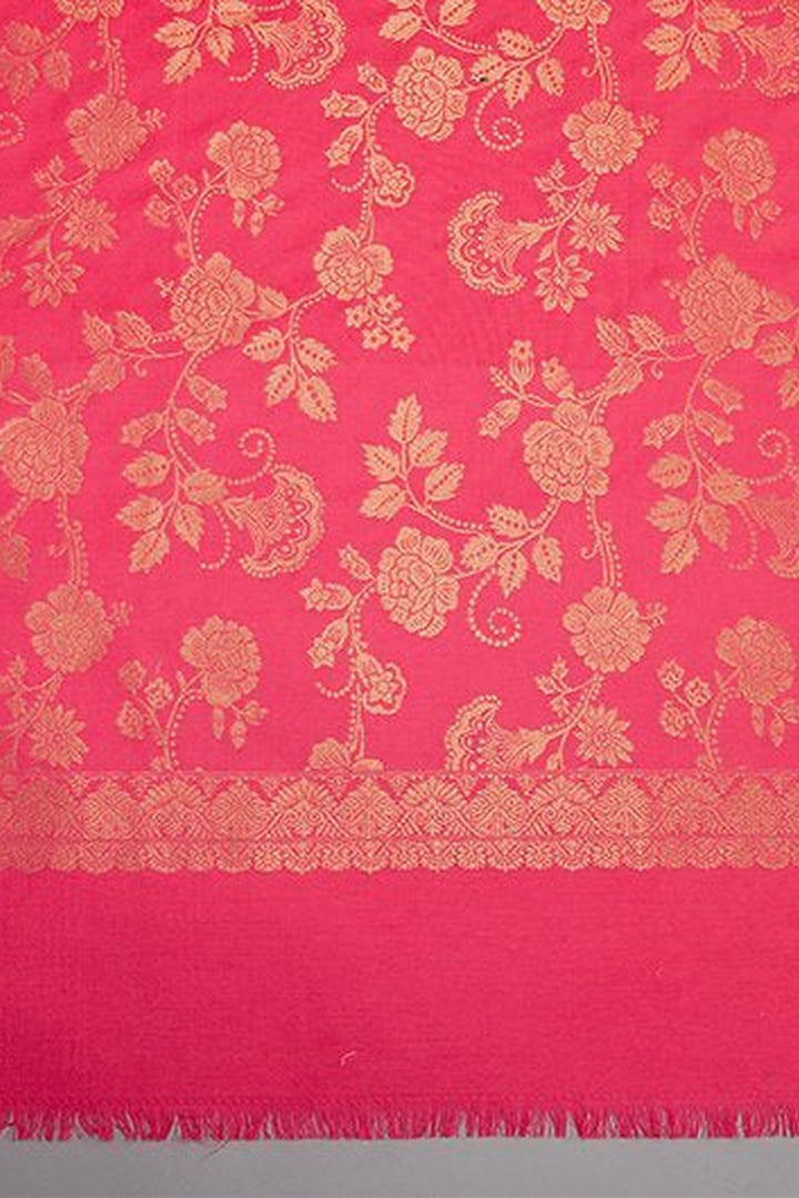 Merino Wool Kani Women's Shawl With Zari