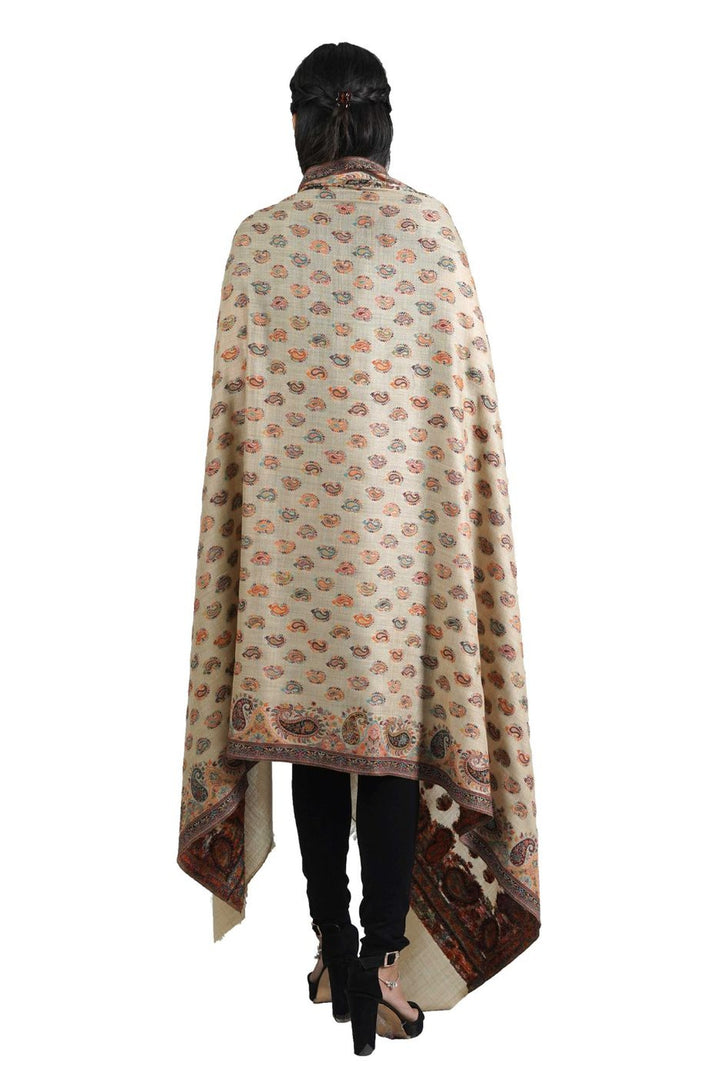 Woven Extra Fine Full Jaal Design Women's Shawl