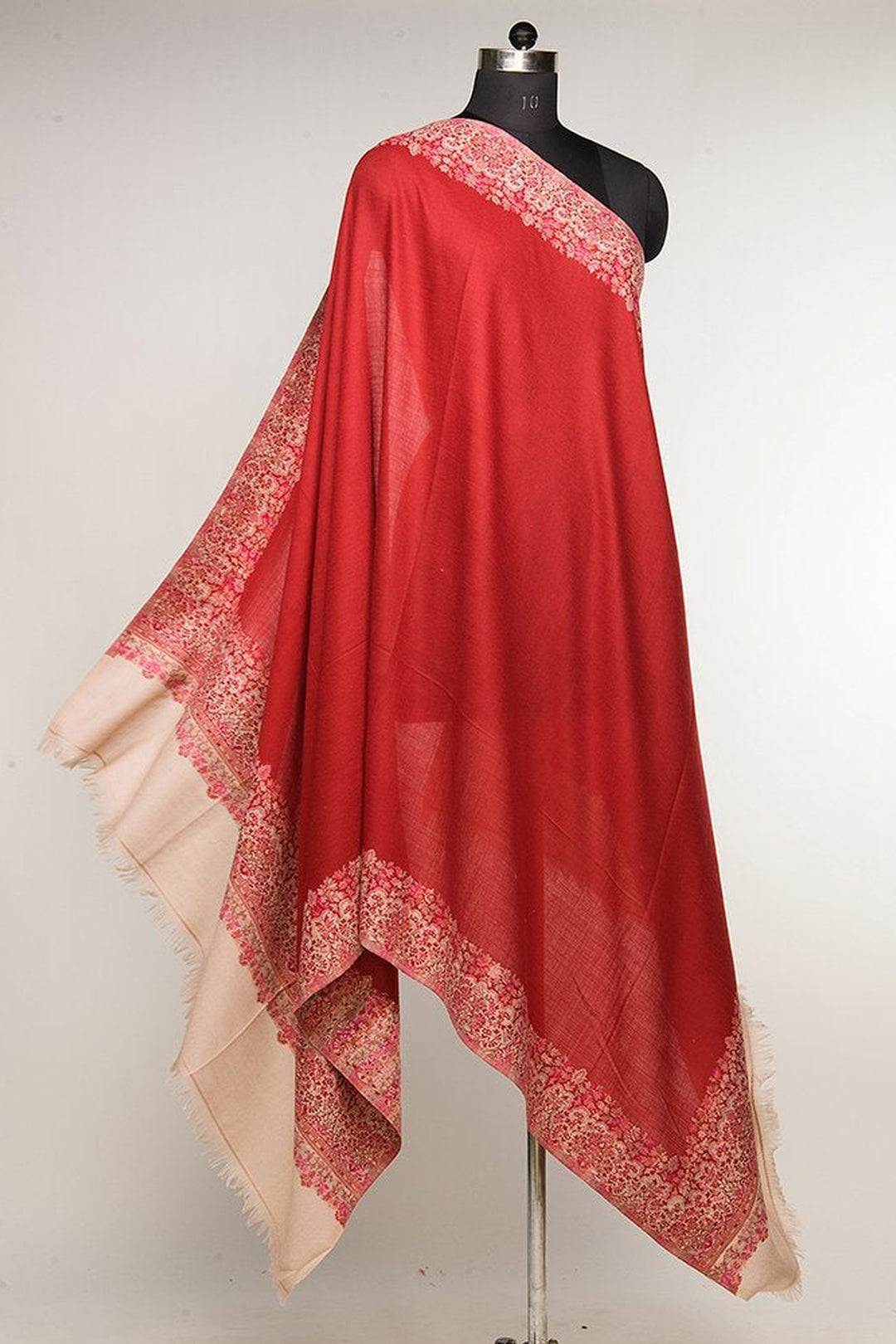 Contrast Palla Women's  Shawl With Border