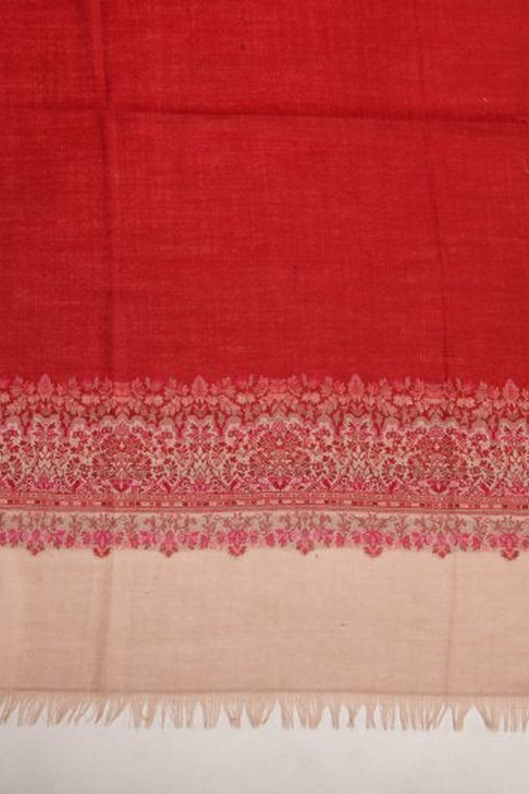 Contrast Palla Women's  Shawl With Border