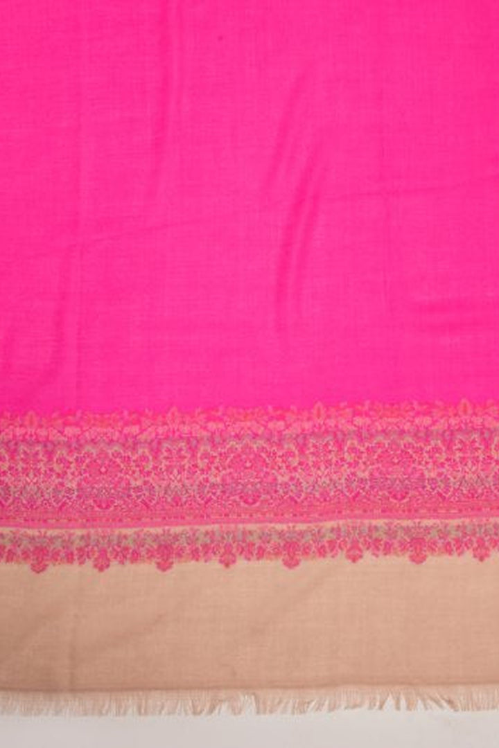 Contrast Palla Women's  Shawl With Border