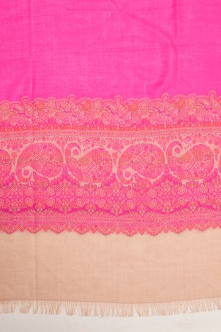 Contrast Palla Women's  Shawl With Border