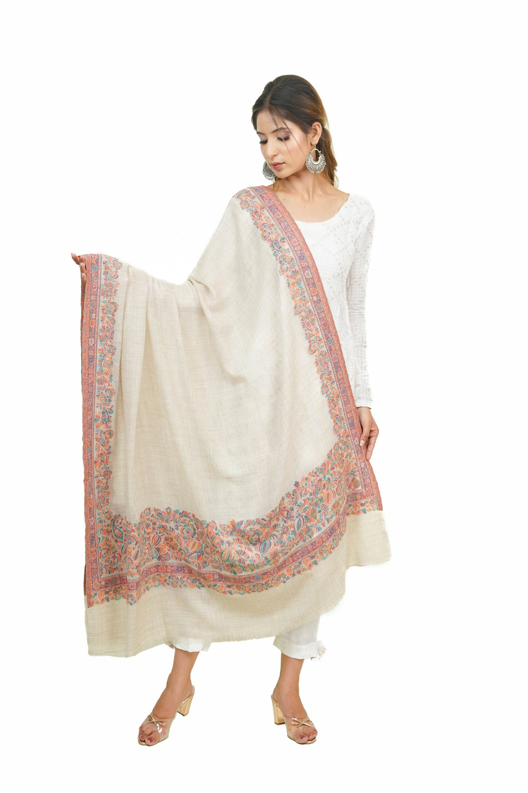 Woven Women's Kani Shawl