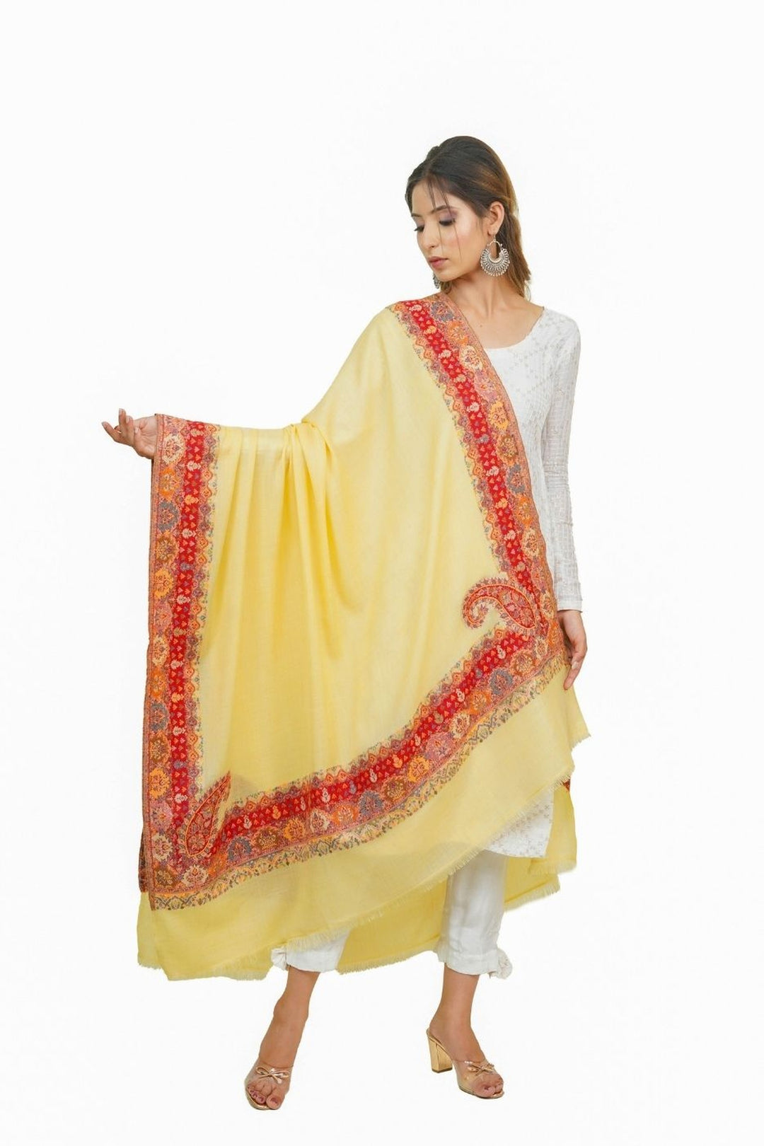 Melange Kani Jacquard Women's Shawl