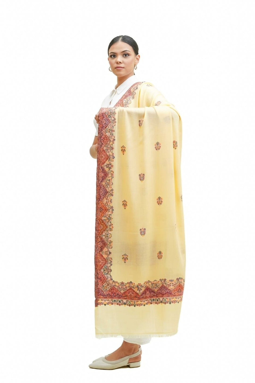 Melange Kani Jacquard Women's Shawl