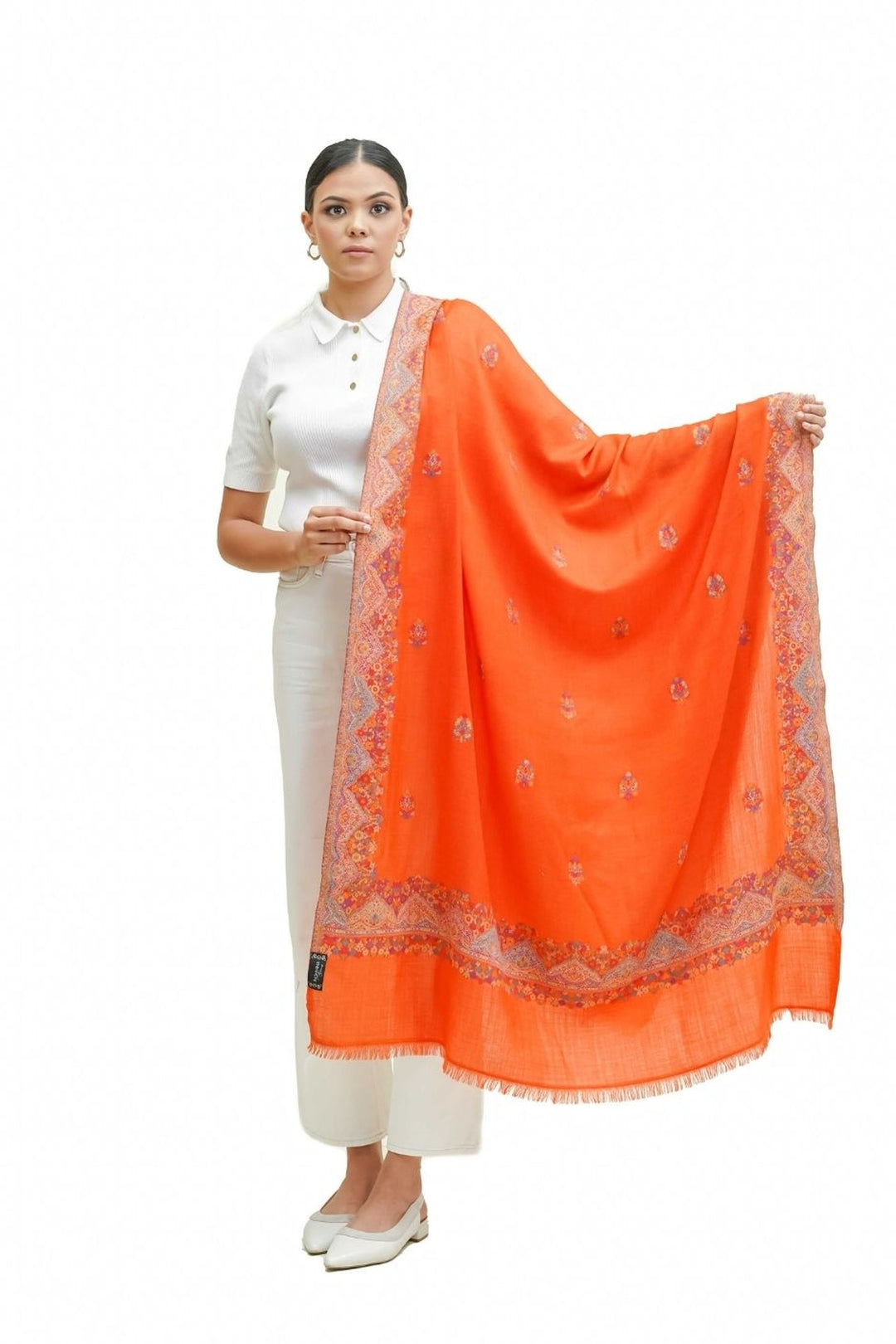 Melange Kani Jacquard Women's Shawl