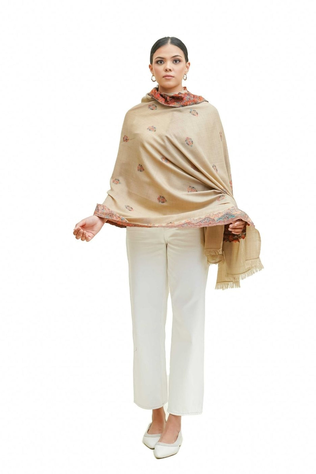 Melange Kani Jacquard Women's Shawl