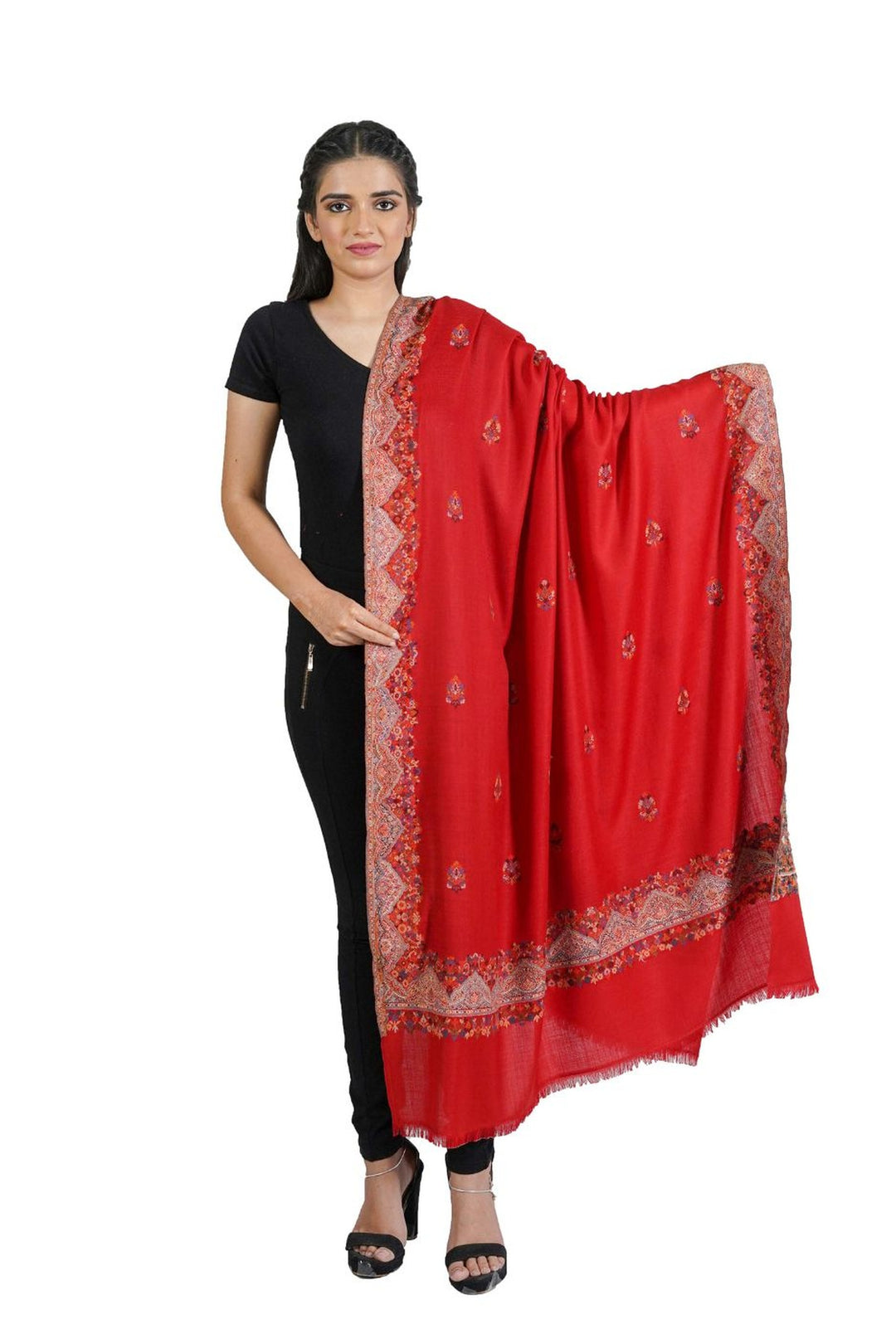 Melange Kani Jacquard Women's Shawl