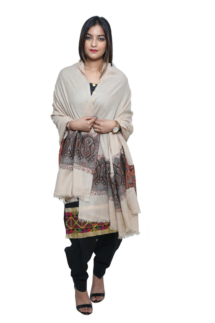 Melange Kani Jacquard Women's Shawl With Palla