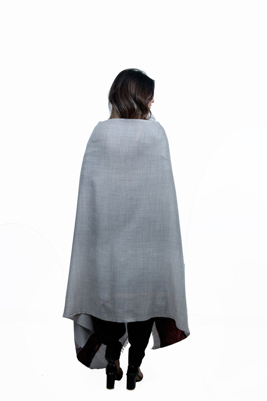 Melange Kani Jacquard Women's Shawl With Palla