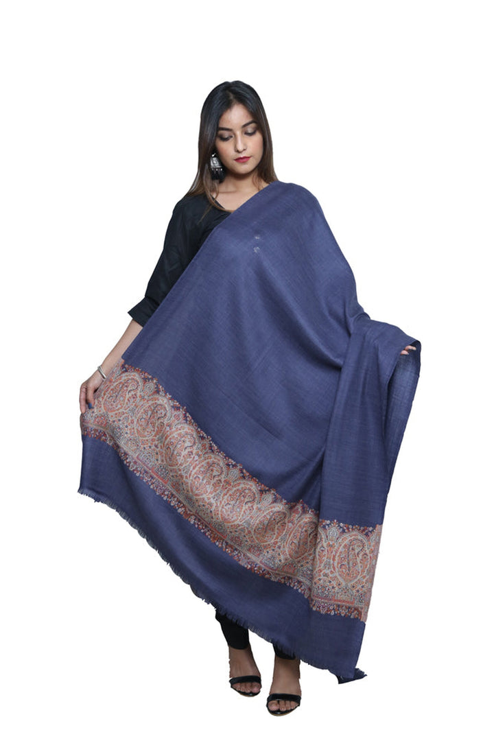 Melange Kani Jacquard Women's Shawl With Palla