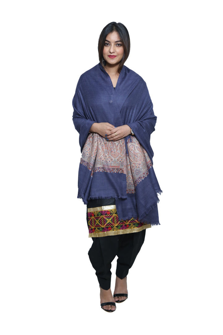 Melange Kani Jacquard Women's Shawl With Palla