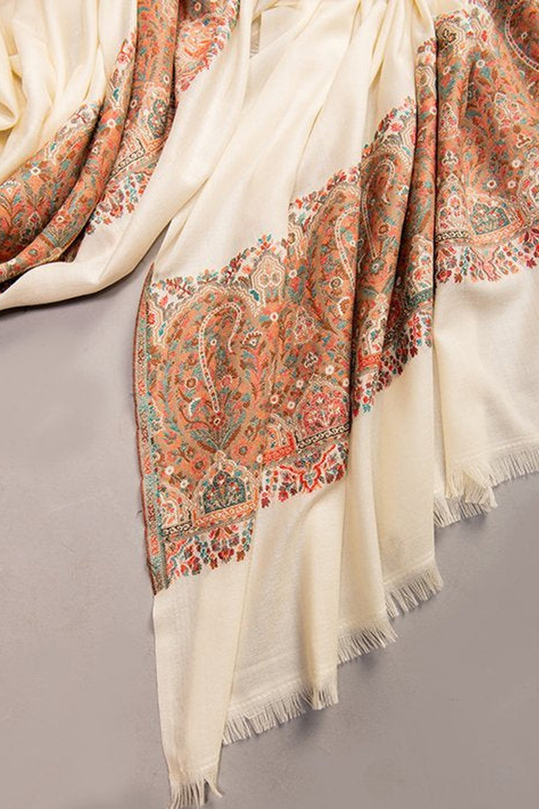 Melange Kani Jacquard Women's Shawl With Palla