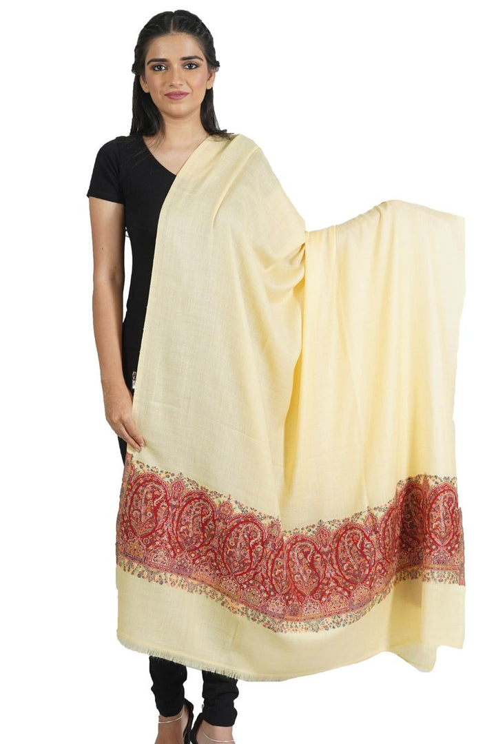 Melange Kani Jacquard Women's Shawl With Palla