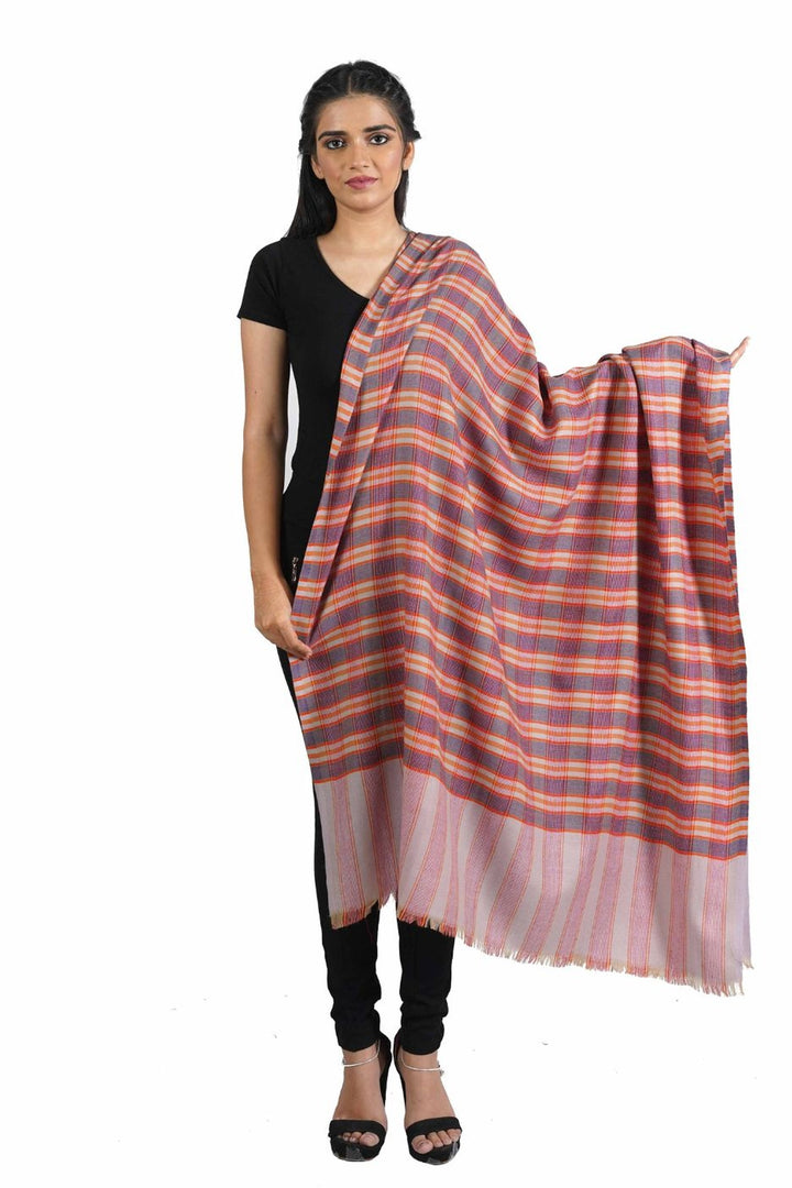 Geometric Dobby Women's Shawl
