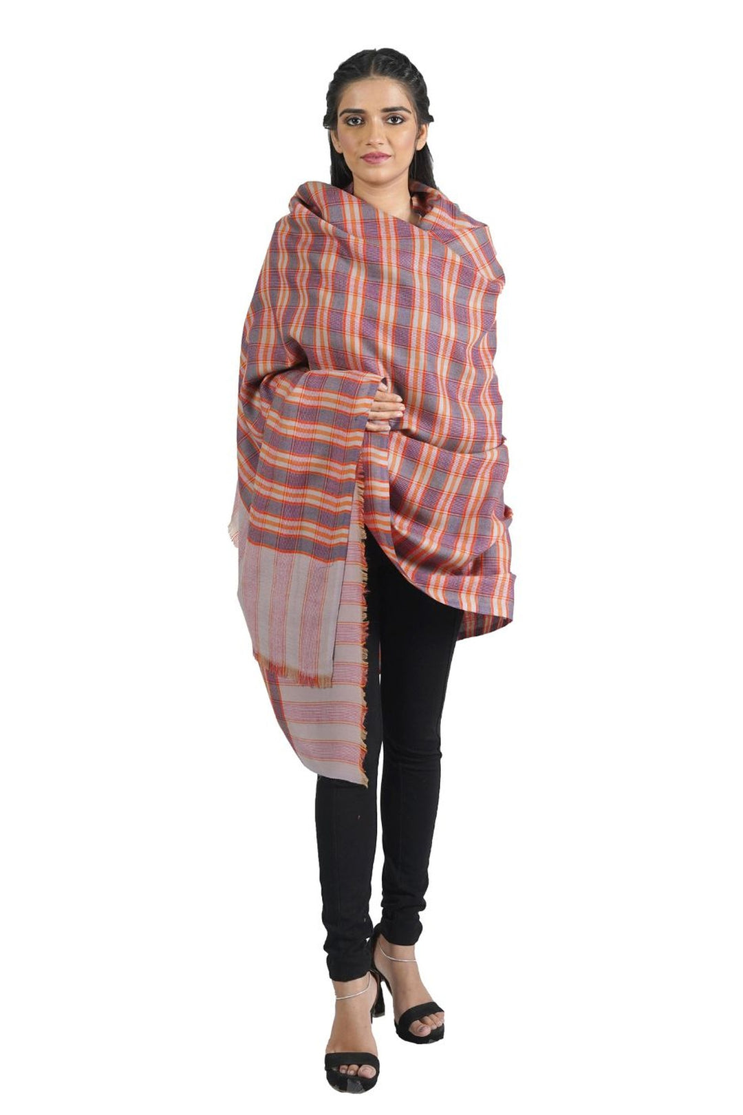 Geometric Dobby Women's Shawl