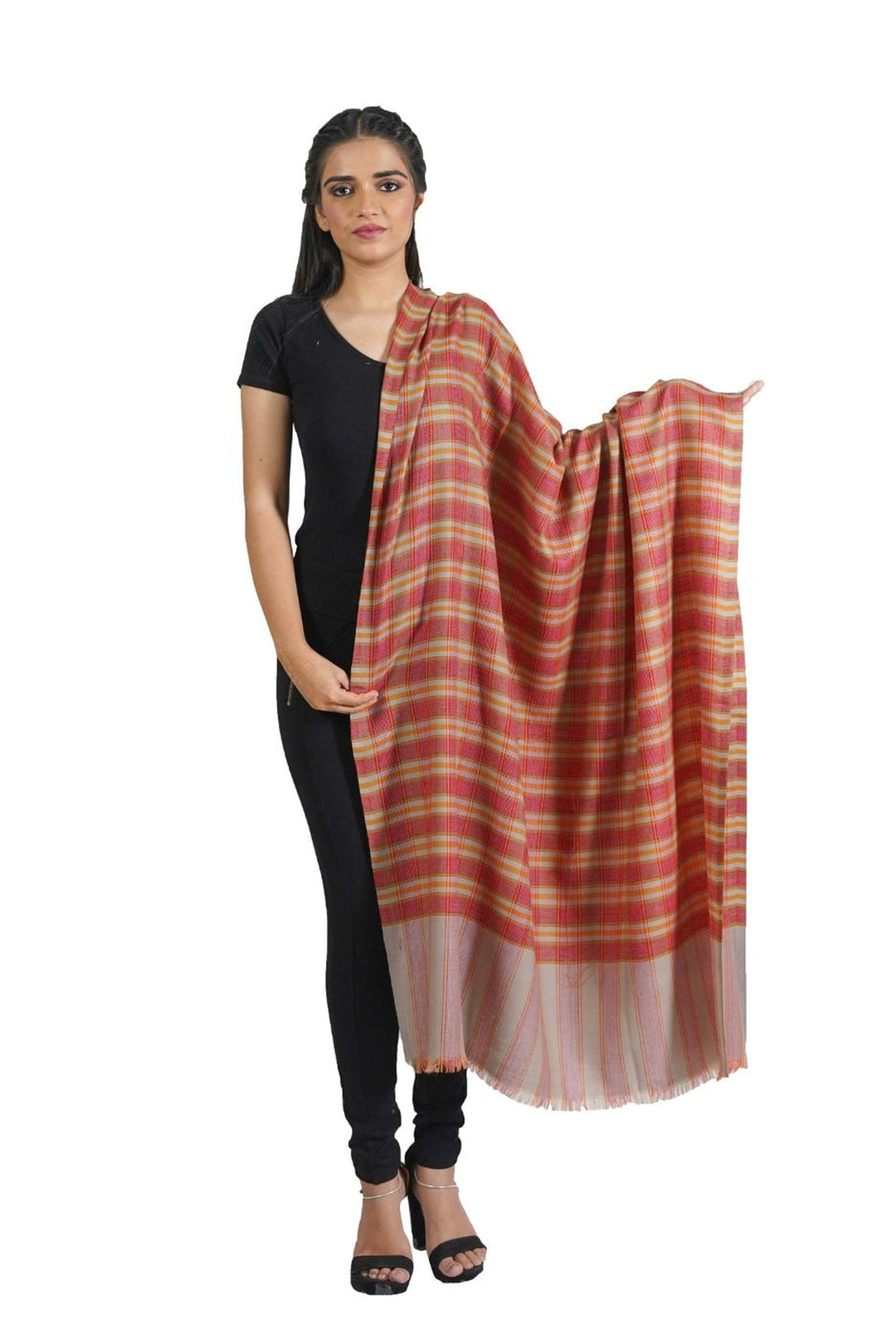 Geometric Dobby Women's Shawl