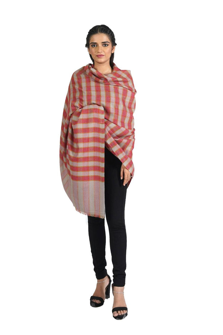 Geometric Dobby Women's Shawl