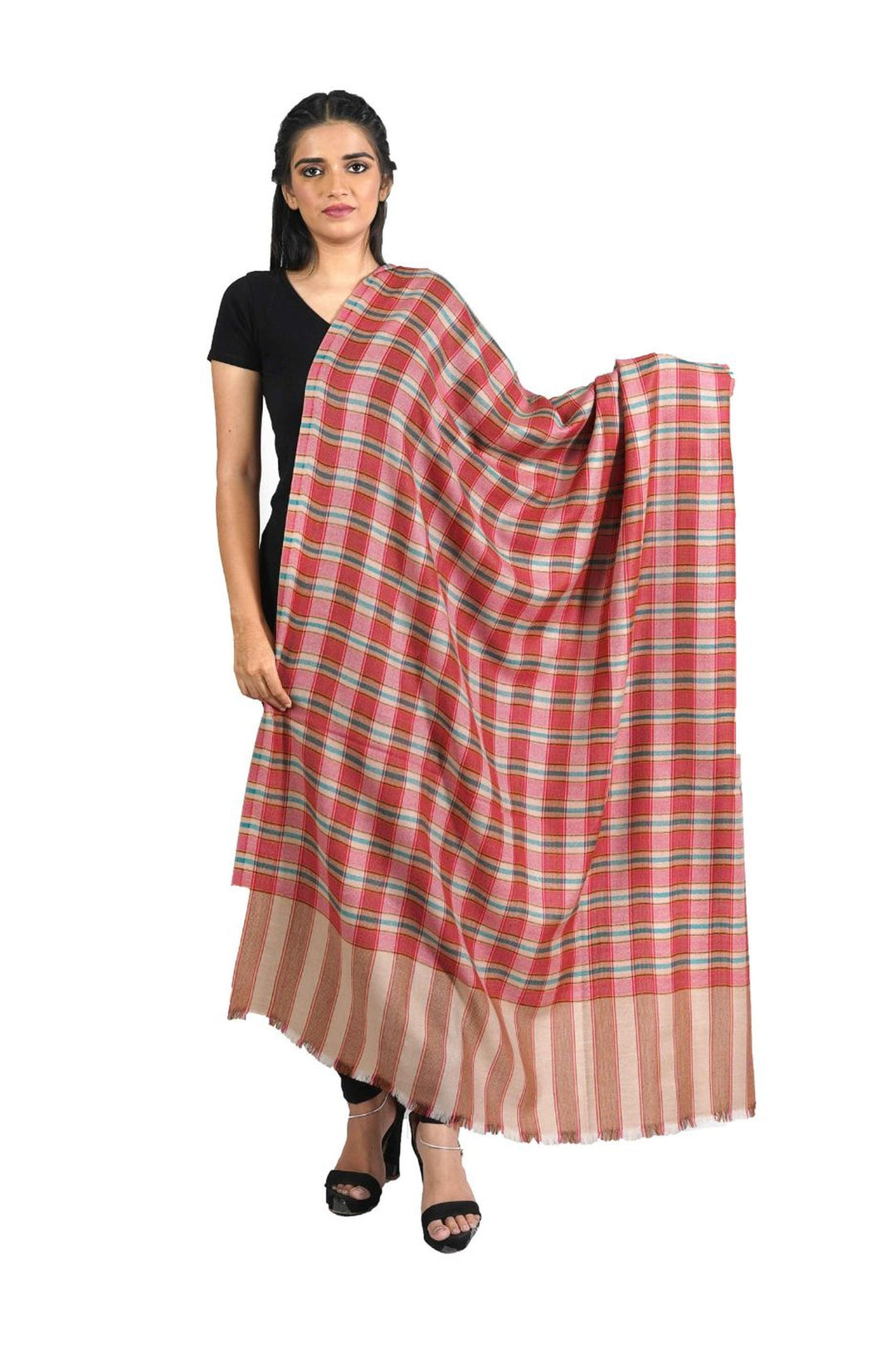 Geometric Dobby Women's Shawl