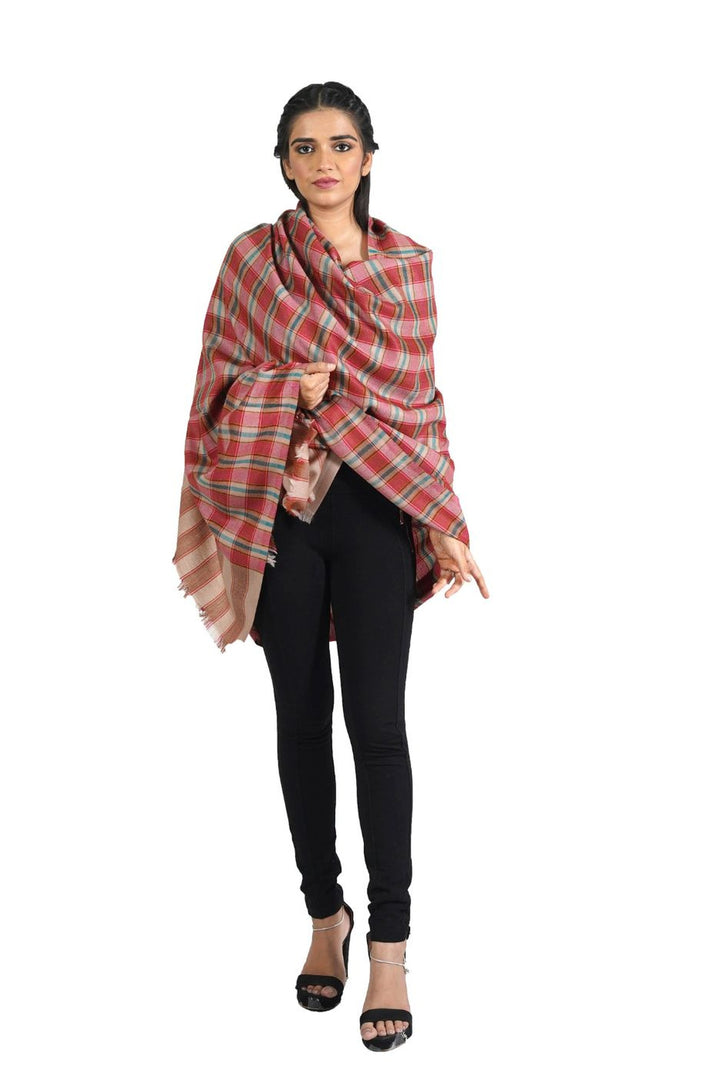 Geometric Dobby Women's Shawl