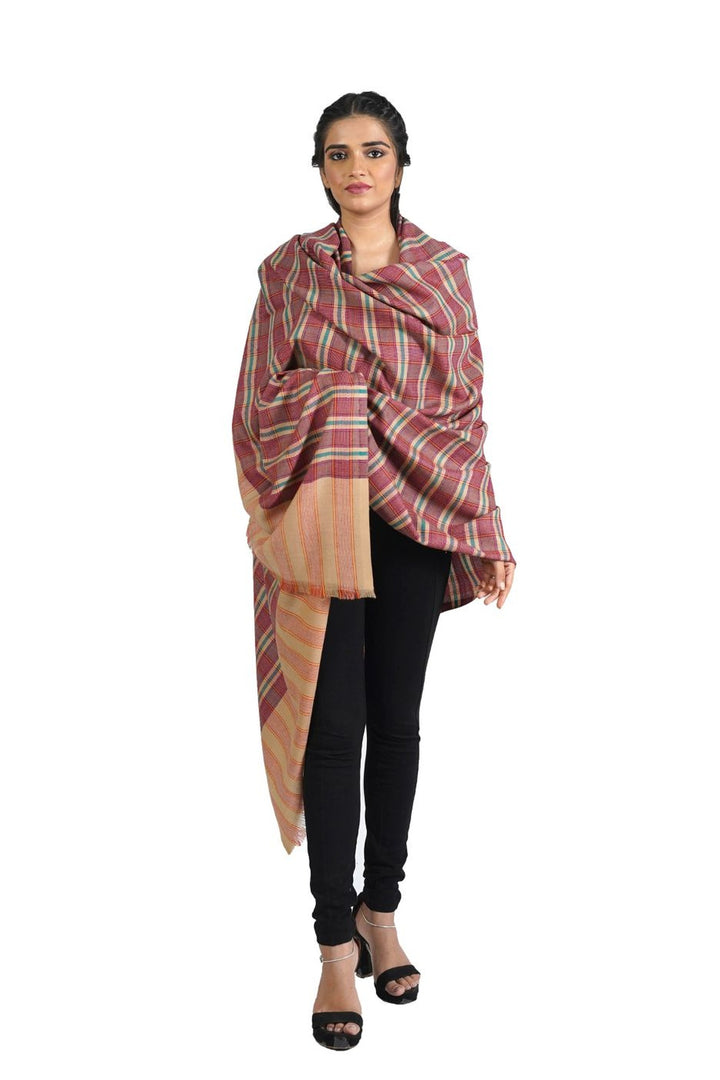 Geometric Dobby Women's Shawl