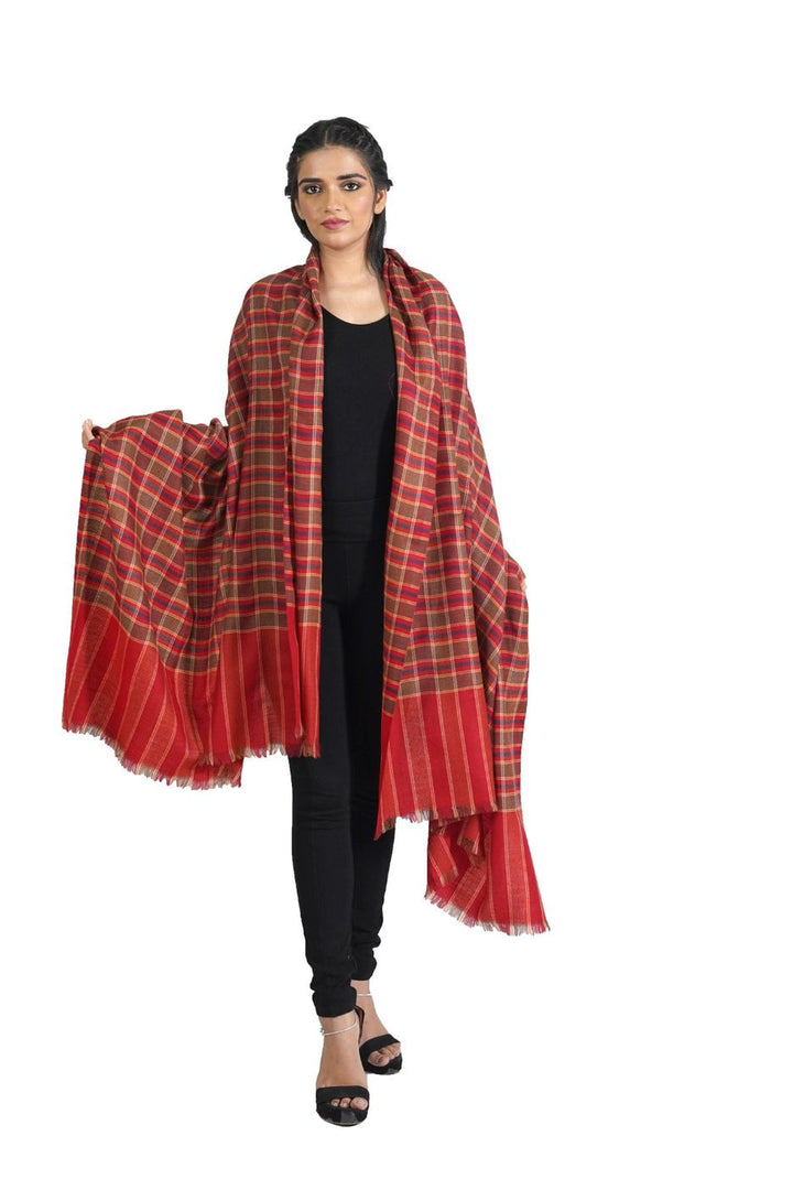 Geometric Dobby Women's Shawl