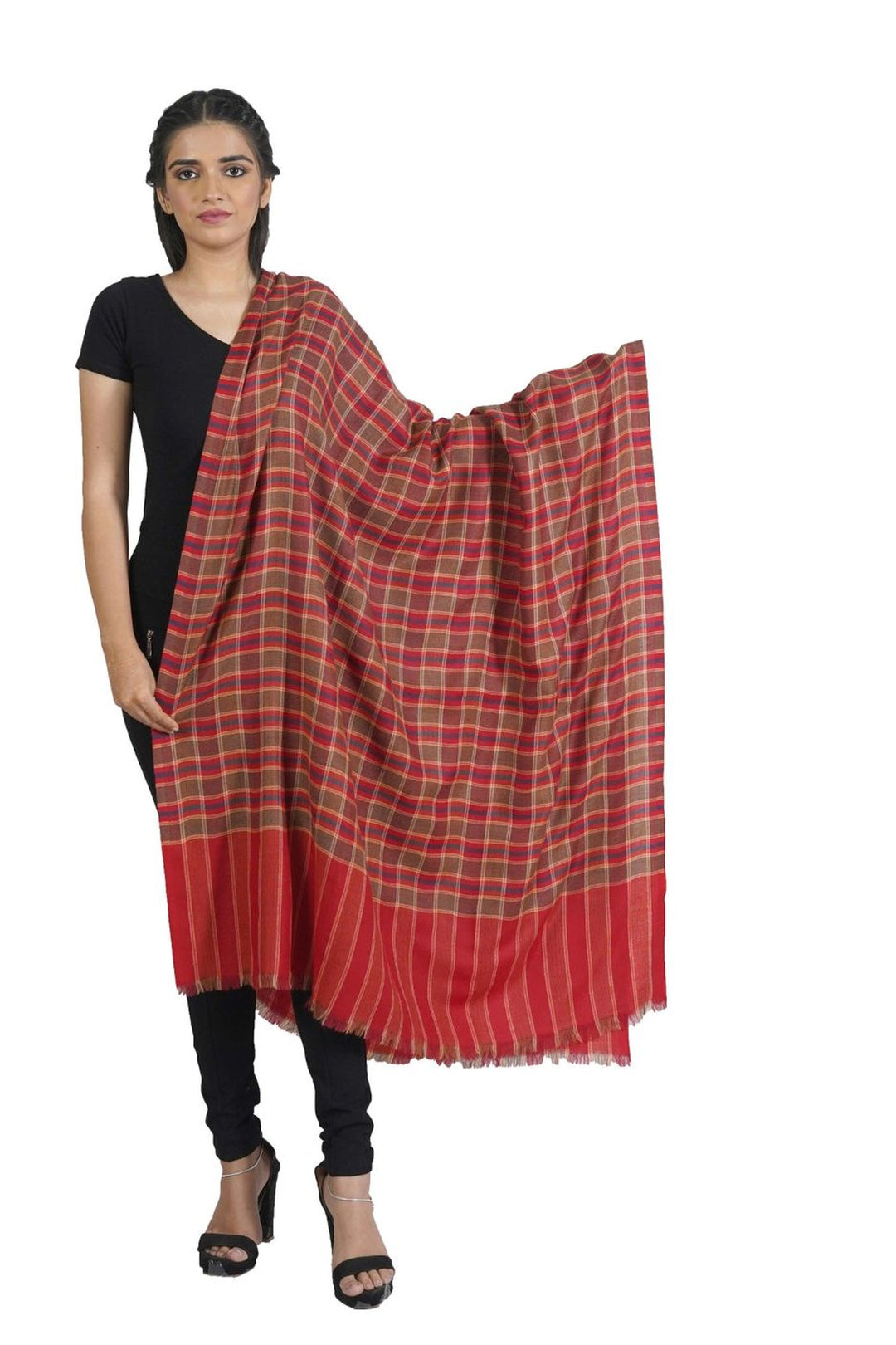 Geometric Dobby Women's Shawl