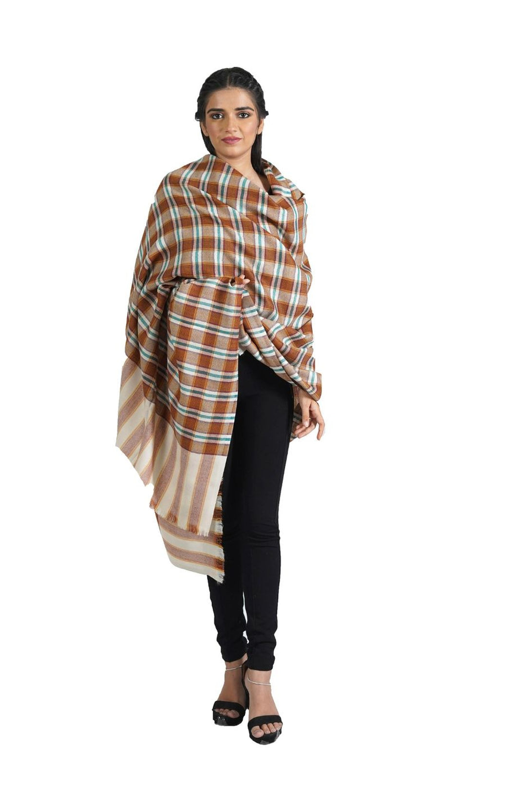 Geometric Dobby Women's Shawl