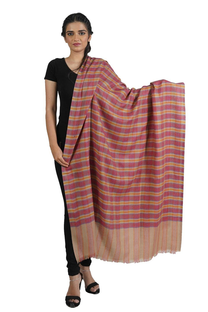 Geometric Dobby Women's Shawl