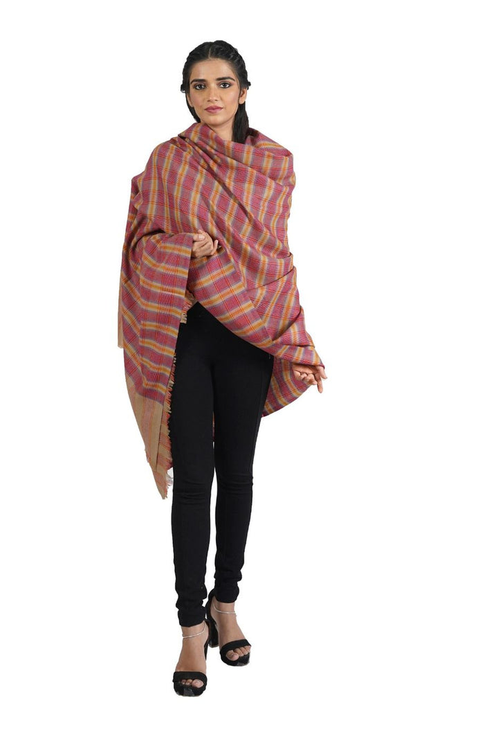 Geometric Dobby Women's Shawl