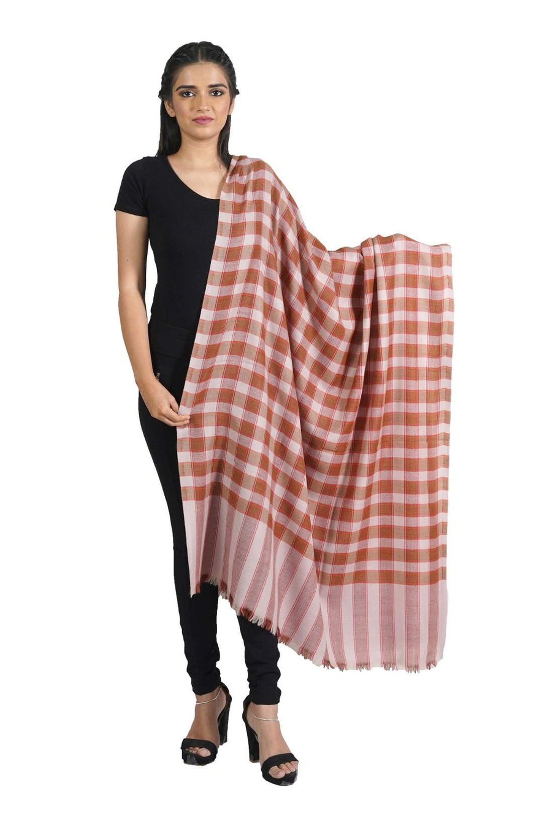 Geometric Dobby Women's Shawl