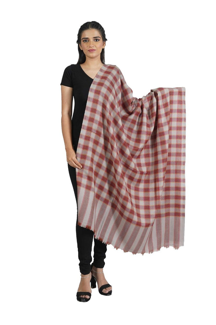 Geometric Dobby Women's Shawl