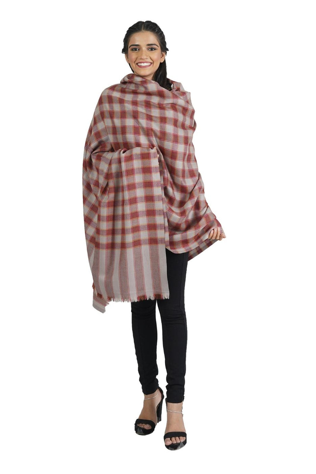 Geometric Dobby Women's Shawl